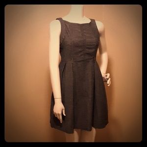 Grey Derek Heart vintage repro style dress